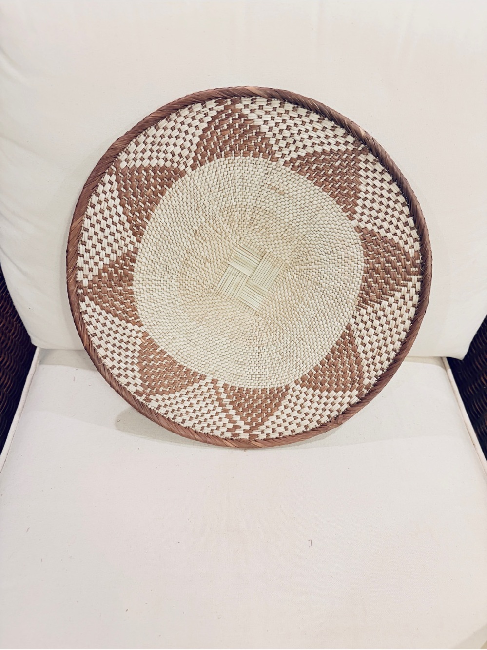 One of a Kind! NEW Woven Basket. Made by Binga people of Zambia Zimbabwe Africa